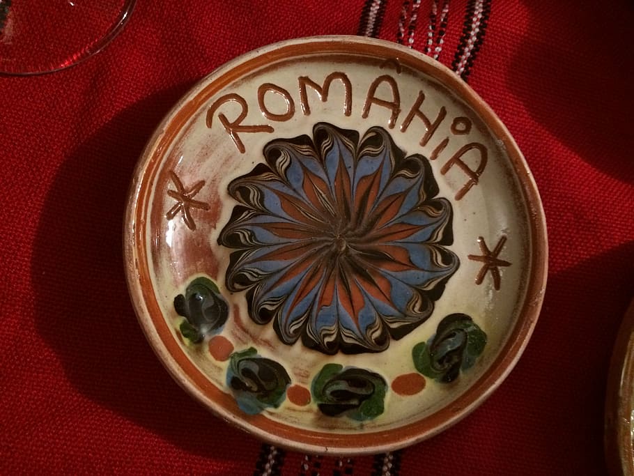 romania, plate, specific, no people, close-up, pattern, indoors HD wallpaper