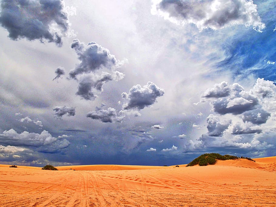 desert, clouds, usa, hot, sky, nature, weather, rainy, agriculture HD wallpaper