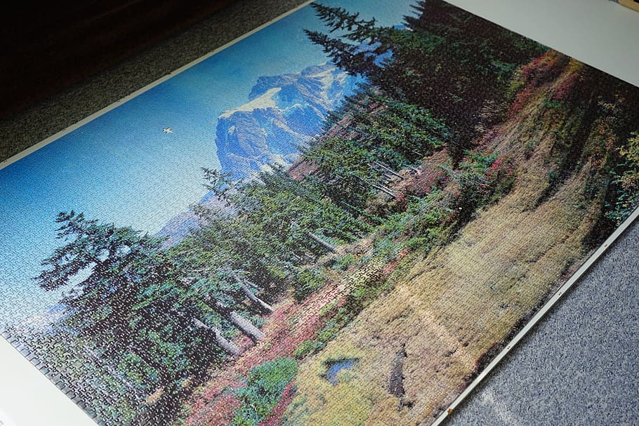 puzzle, play, share, piecing together, finish, solved, huge HD wallpaper