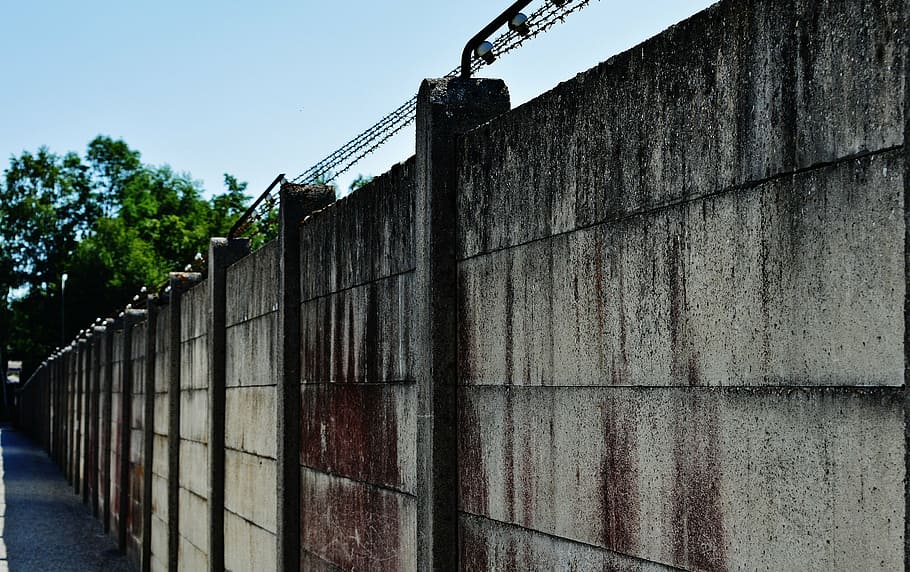 konzentrationslager, dachau, wall, barbed wire, history, memorial, HD wallpaper