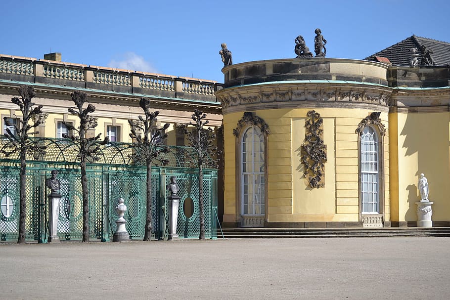 potsdam, castle, building, historically, germany, places of interest HD wallpaper