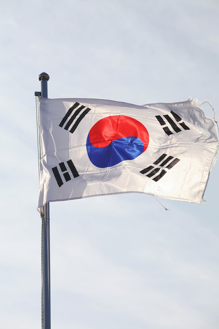 north korean flag wallpaper