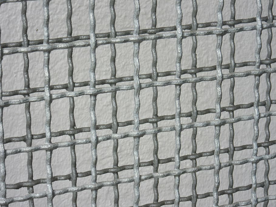 grid, wire mesh, wall, steel grid, metal, regularly, pattern HD wallpaper