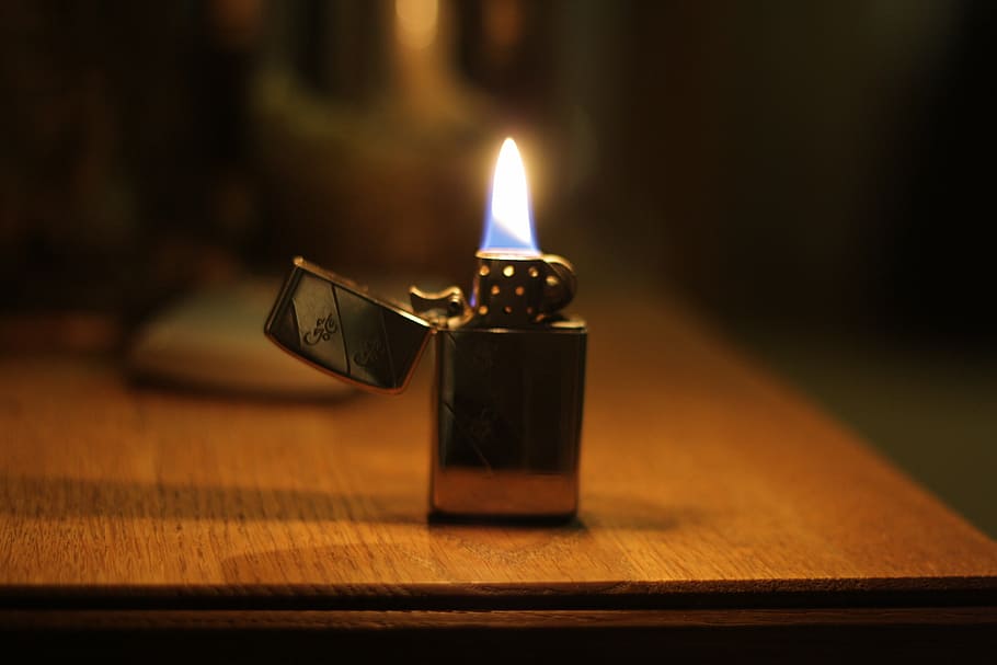 820x462px Free Download Hd Wallpaper Zippo Flame Lighter