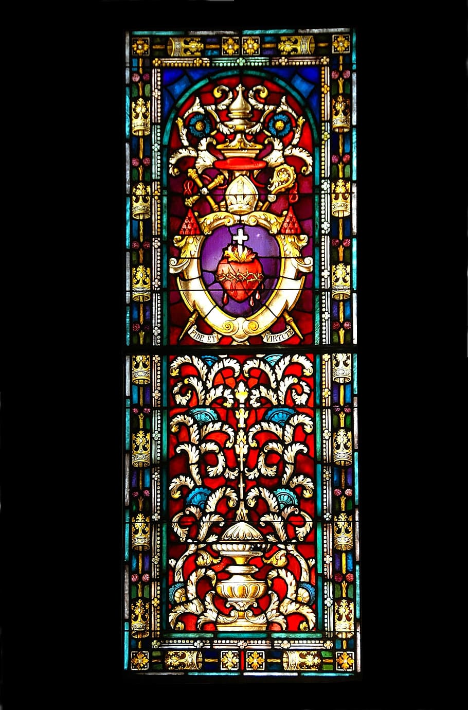 HD wallpaper: brass red and white painting, stain glass, church, stained  glass window | Wallpaper Flare