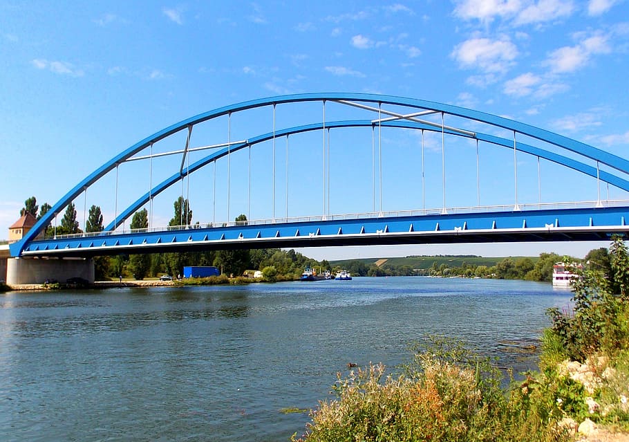 river, main, bridge, main bridge, water, river landscape, riverside HD wallpaper