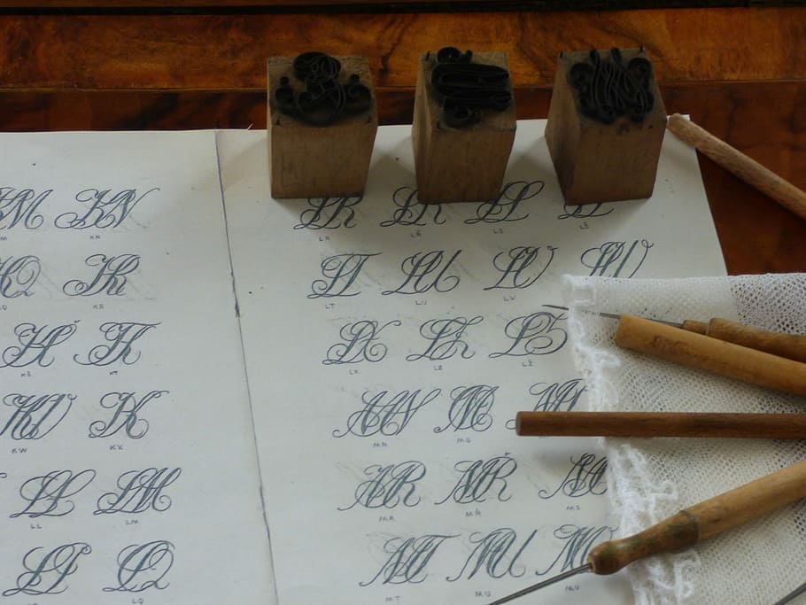 Cutting, Inkwell, Calligraphy, writing, font, print, writer HD wallpaper