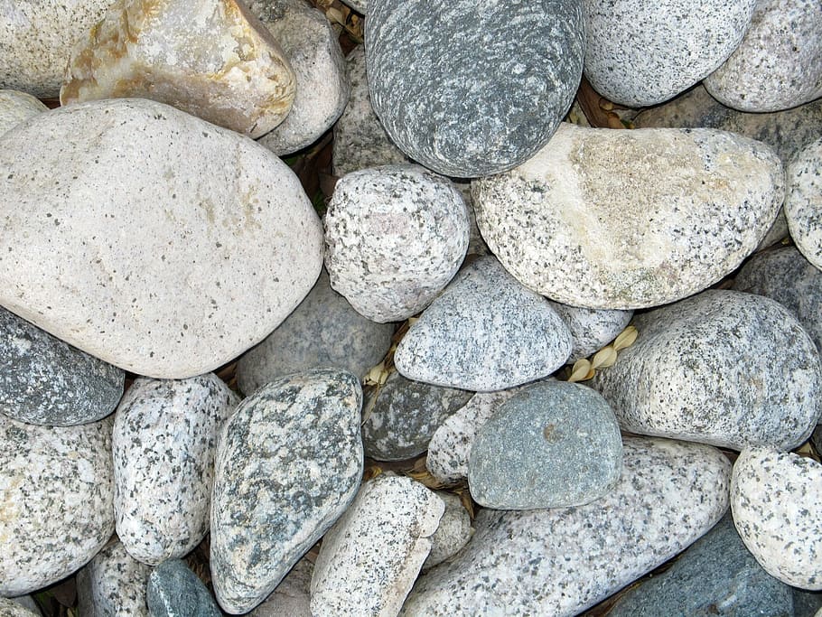 Stones, Pebbles, Rocks, Landscaping, texture, outdoors, natural, HD wallpaper