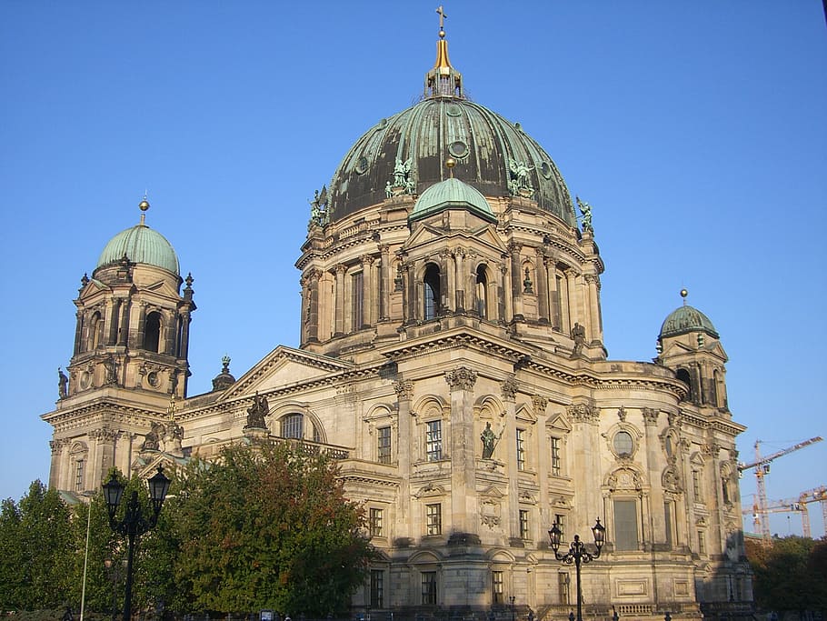 berlin cathedral, dom, building, dome, capital, historically HD wallpaper