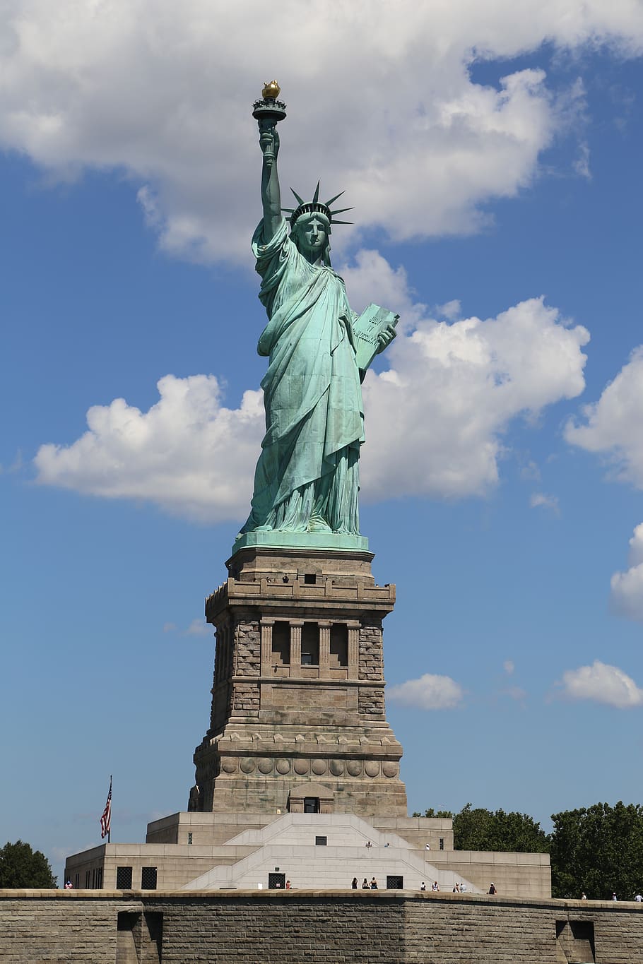lady, liberty, statue, dom, symbol, america, usa, landmark, HD wallpaper
