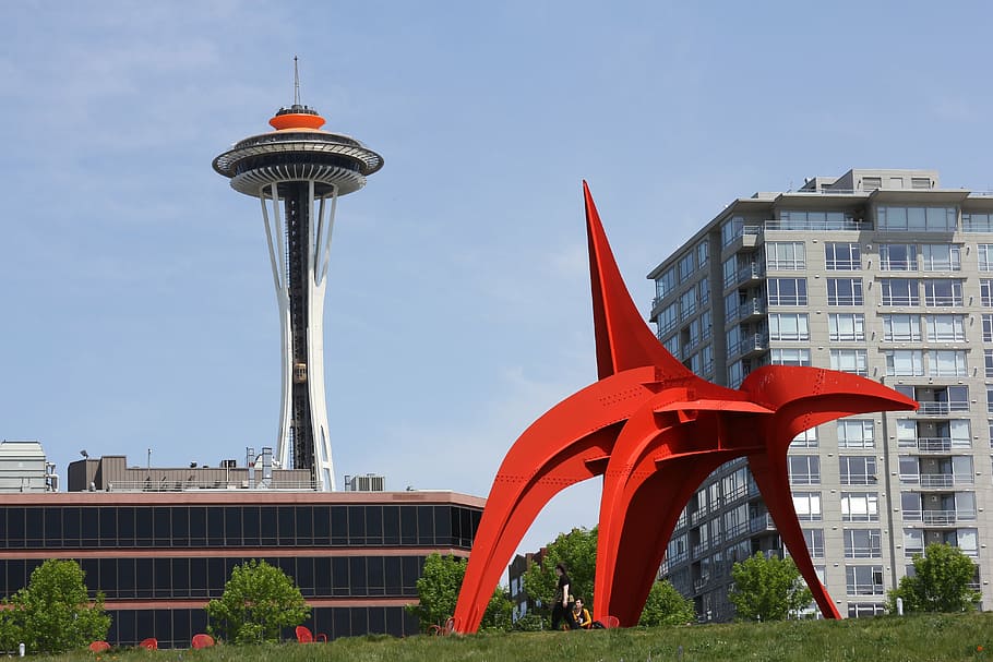 seattle, space needle, city, architecture, washington, building HD wallpaper