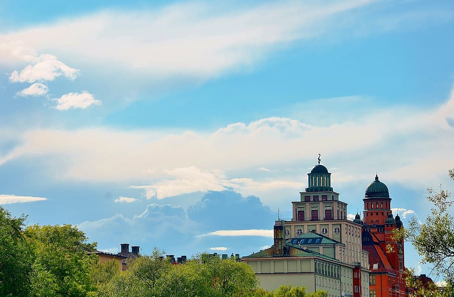 sweden, building, monument, city, architecture, famous Place HD wallpaper
