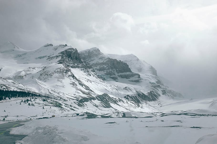 untitled, mountain, highland, cloud, sky, summit, ridge, landscape HD wallpaper