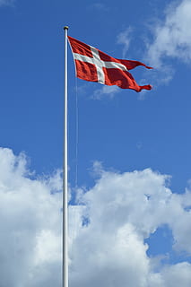 Danish Flag, Denmark, symbol, national, europe, country, banner HD wallpaper