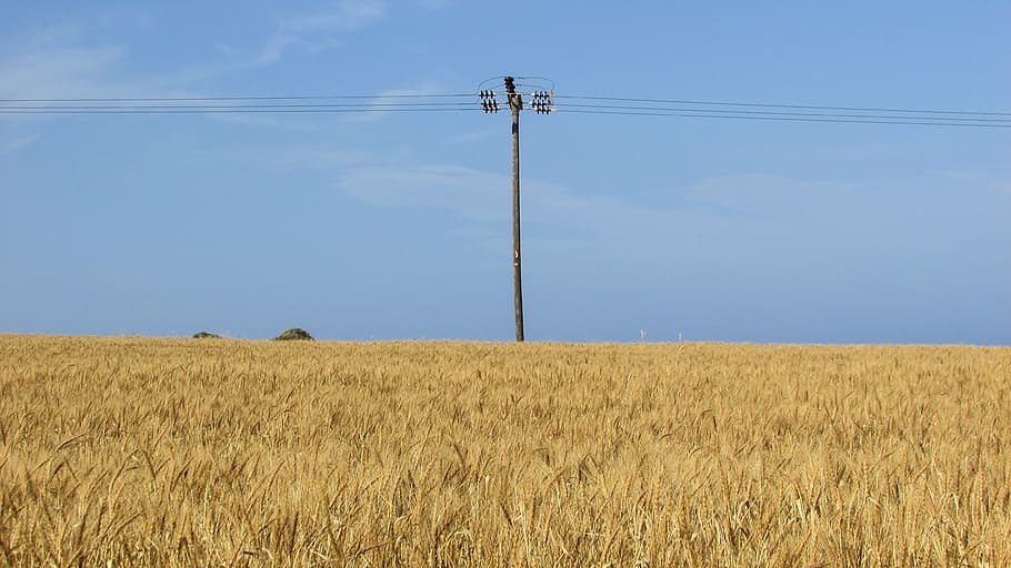 cyprus, cavo greko, landscape, pole, fields, scenery, spring HD wallpaper