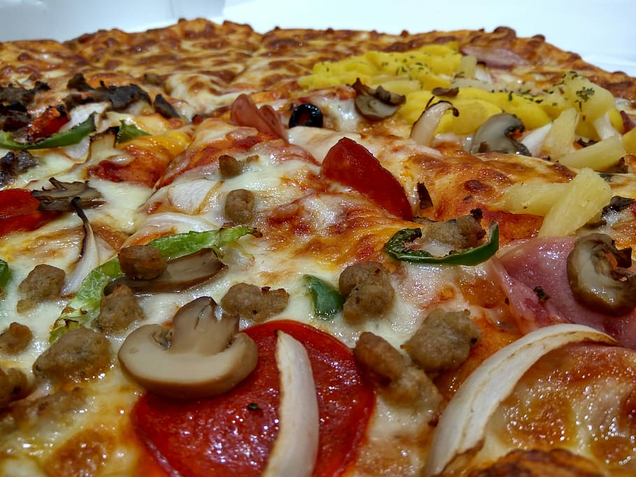 Pizza, E-Mart, e-mart pizza, large pizza, food and drink, cheese HD wallpaper