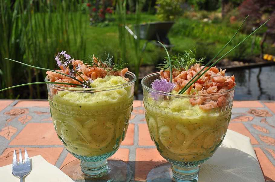 preparing shrimp, garden, dinner, entry, recipe, food and drink HD wallpaper