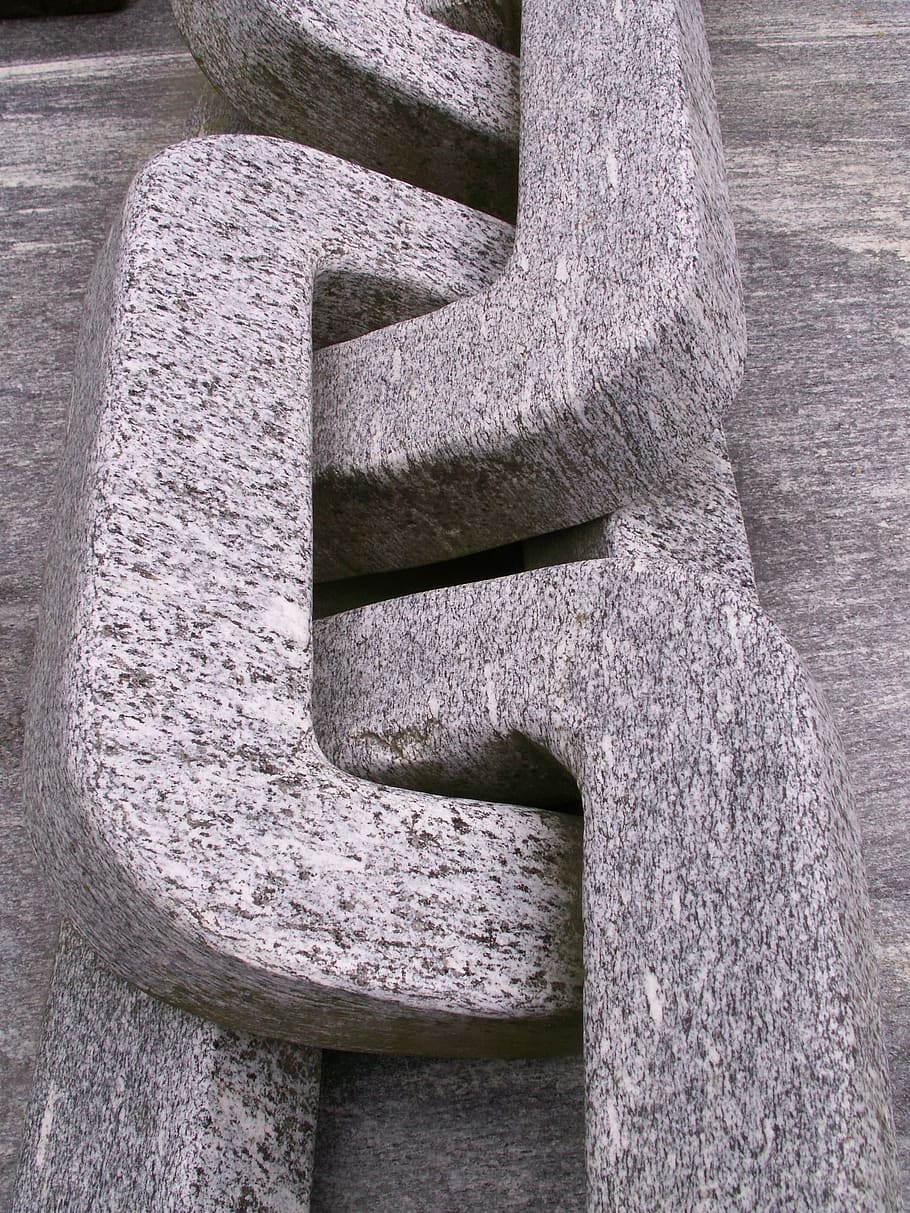 granite, chain, stone, grey, art, sculpture, monument, tombstone HD wallpaper