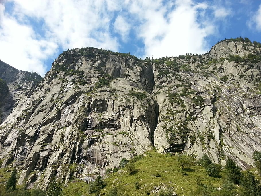 switzerland, mountains, landscape, sky, beauty in nature, rock HD wallpaper