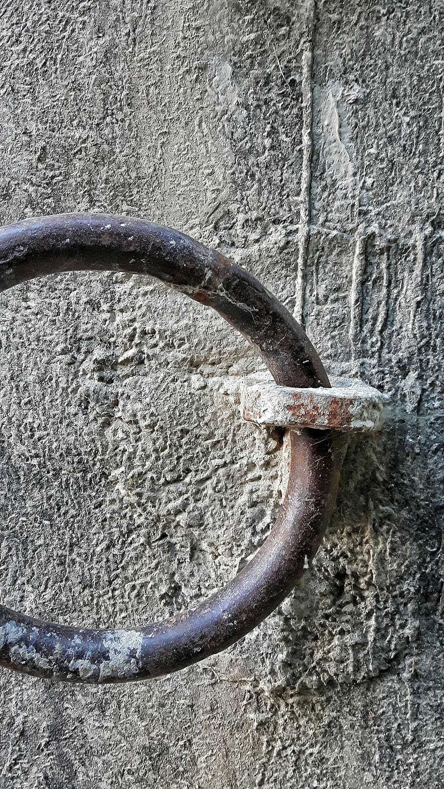 ring, sea, cement, iron, solitude, metal, rusty, no people HD wallpaper
