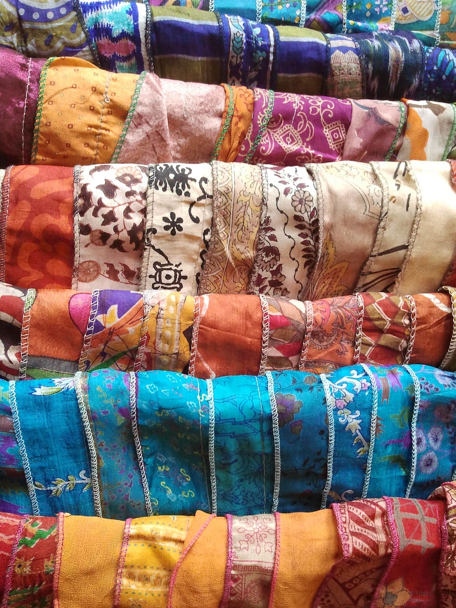 textile, pattern, ornament, for sale, choice, multi colored HD wallpaper
