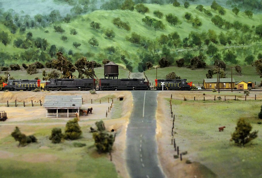 San Diego, Train, Museum, Balboa Park, train museum, model train