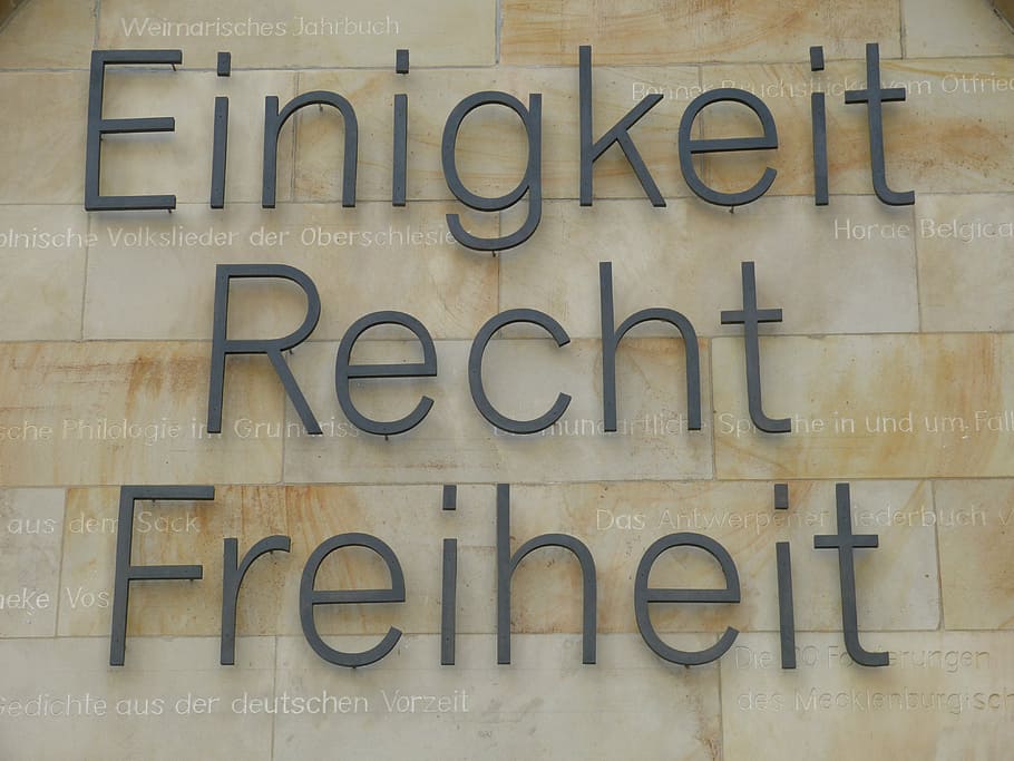 monument, lettering, hanover, lower saxony, old town, germany, HD wallpaper