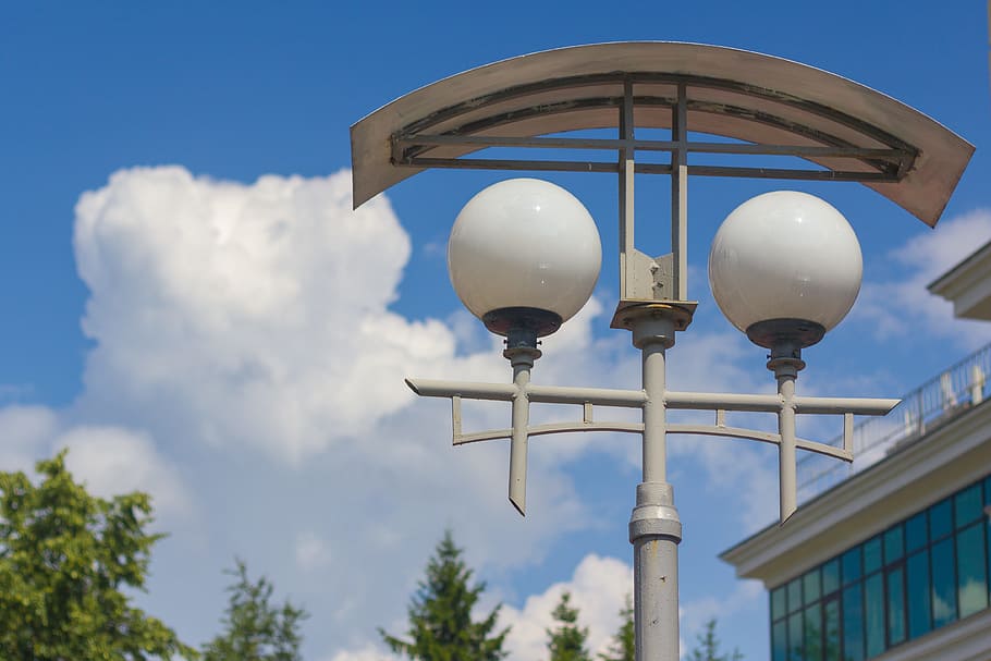 Lantern, Cloud, Sky, Blue, architecture, dome, outdoors, day HD wallpaper