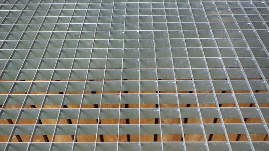 grid, metal, geometry, lines, pattern, background, full frame HD wallpaper