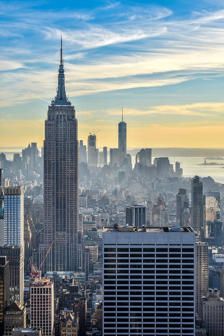 Hd Wallpaper Empire State Building Newyork Assorted Buildings Under Blue Sky Wallpaper Flare