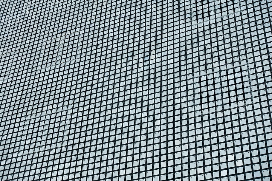 Patterns found in architecture, gray wire fence, texture, repetition HD wallpaper