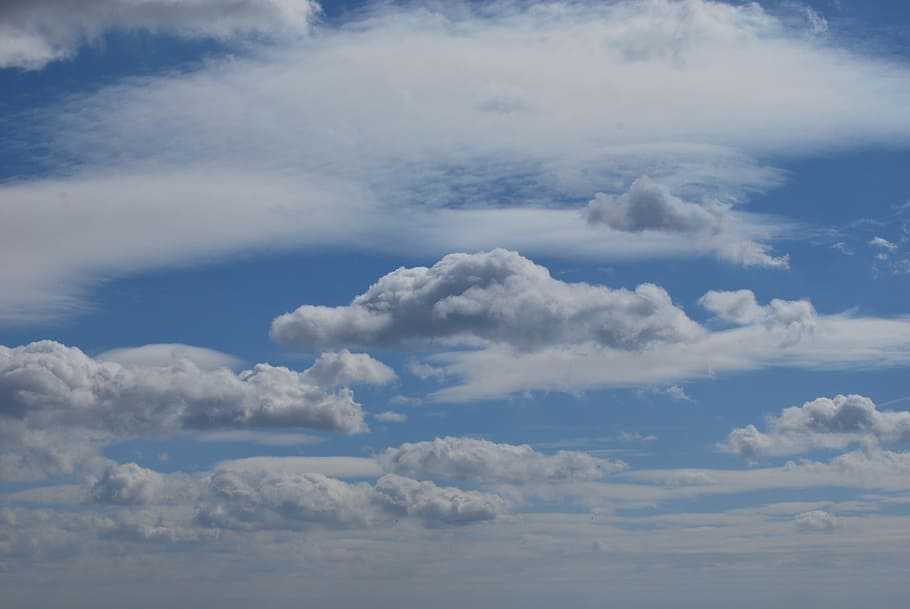 sky, clouds, white, cloud - sky, beauty in nature, scenics - nature HD wallpaper