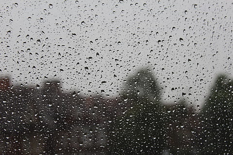 Raindrops, Window, Weather, water, wet, transparent, droplet HD wallpaper