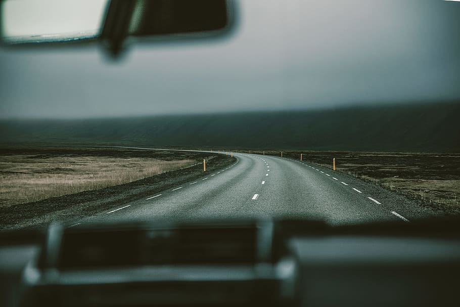 gray asphalt road under gray sky, He’s got drive, cloud, transportation HD wallpaper