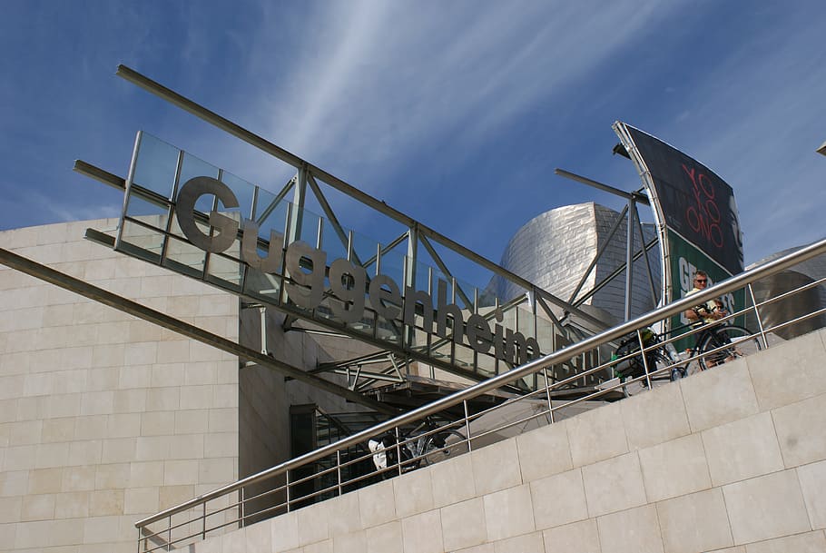 bilbao, euskadi, sky, museum, vizcaya, guggenheim, architecture HD wallpaper