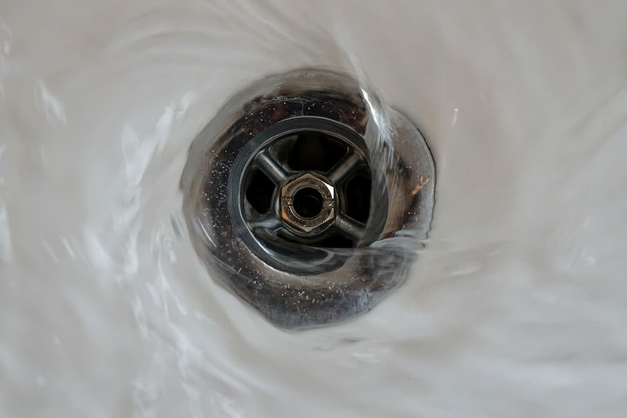 stainless steel drain sink, bathroom sink, sanitary, water, shower, HD wallpaper