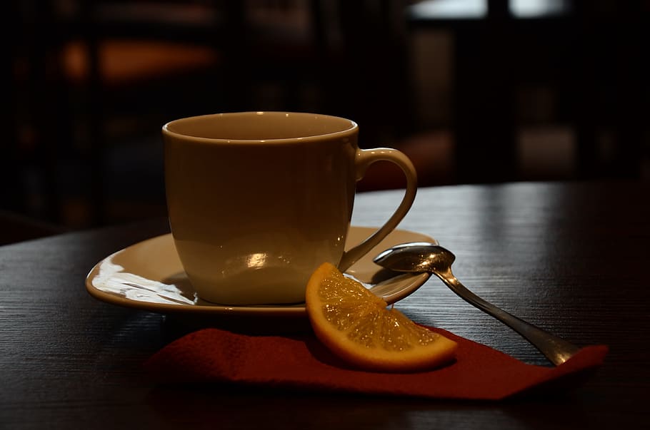 café, cup, tea, lemon, food and drink, refreshment, mug, coffee HD wallpaper