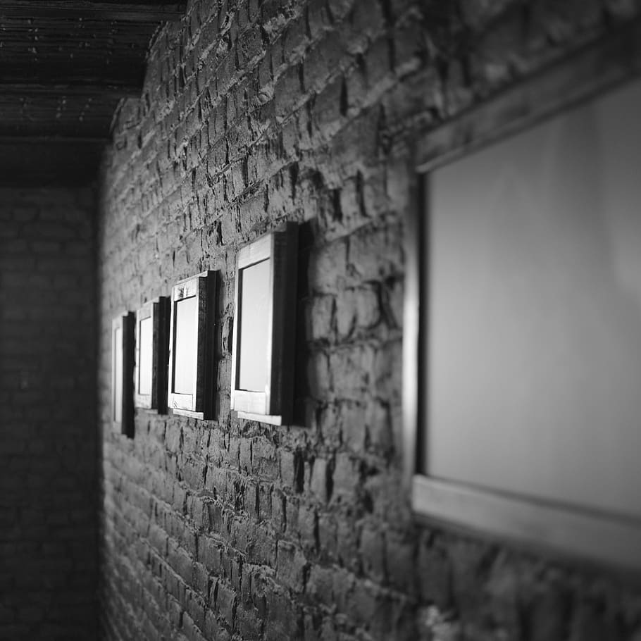 wall, painting, attic, dark, built structure, architecture HD wallpaper