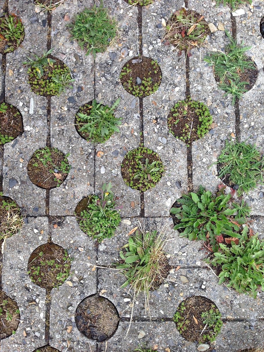 turf paving, background, grey, sidewalk, pattern, cobblestone HD wallpaper