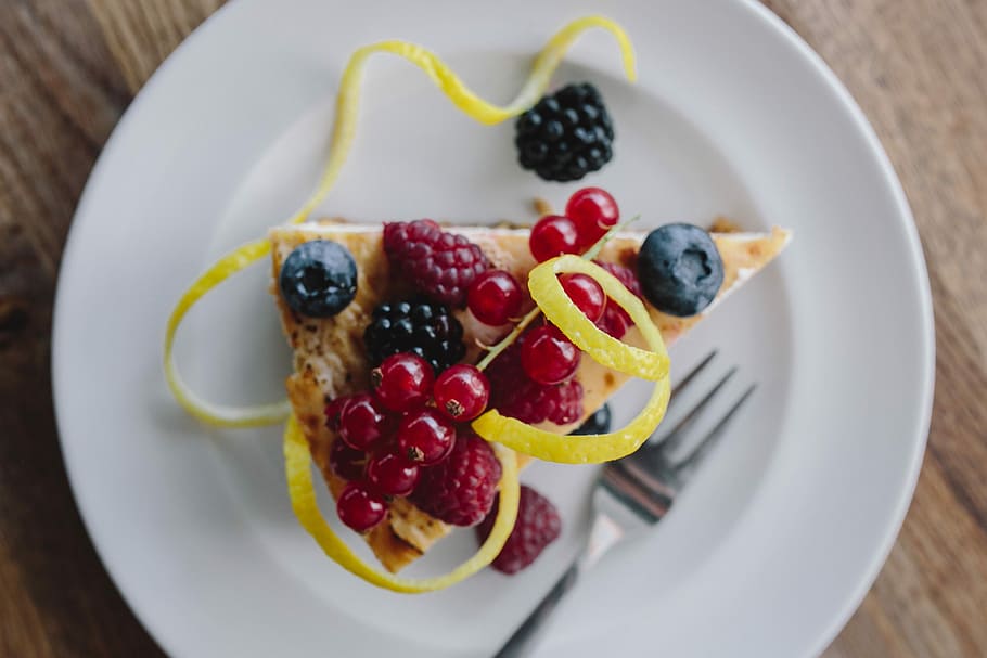 Berry Cheesecake, fruit, food, homemade, blackberry, blueberry HD wallpaper