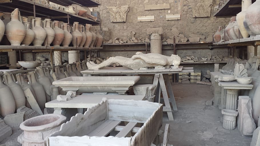 mold, man, petrified, pompeii, naples, campania, italy, archaeology, HD wallpaper