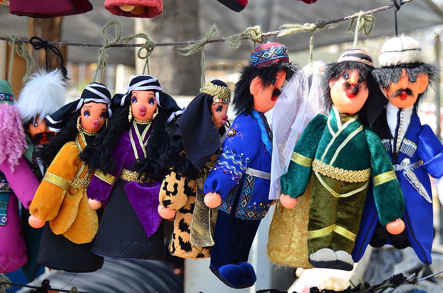 dolls, traditional, market, toy, culture, souvenir, decoration, HD wallpaper