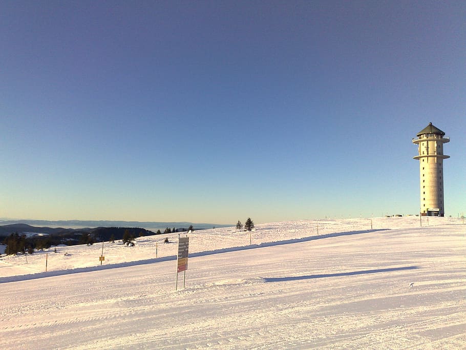 winter, ski run, snow, mountain, cold temperature, outdoors HD wallpaper
