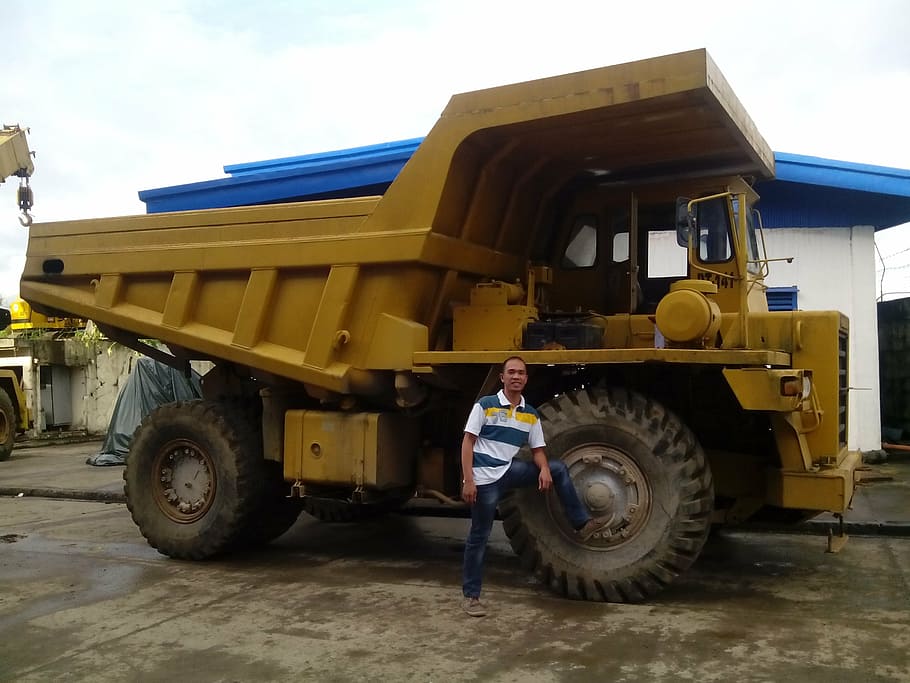 dump truck, mining, transportation, vehicle, industry, equipment, HD wallpaper