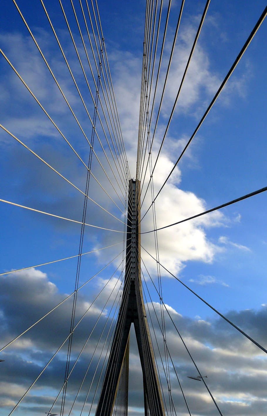 Normandy Bridge, Seine, Architecture, france, heritage, sky HD wallpaper