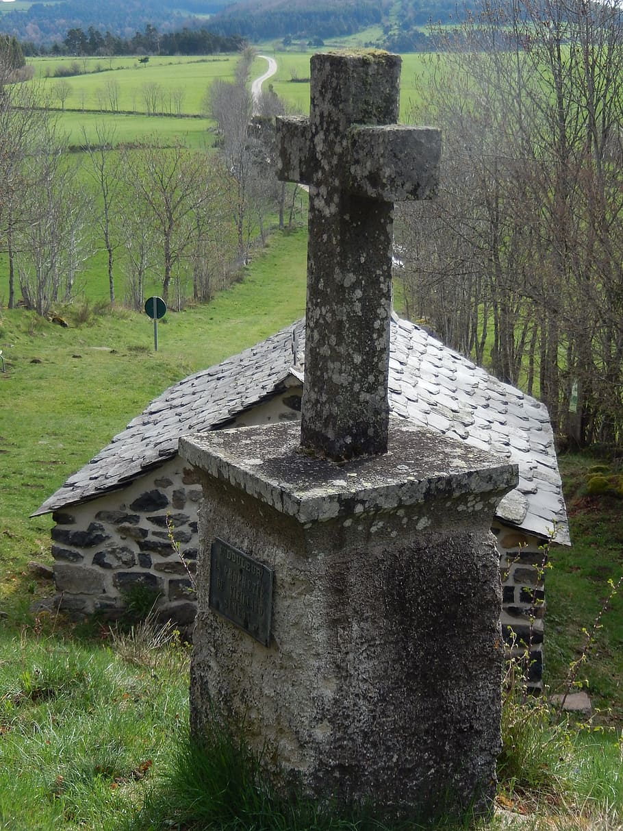 cross, pierre, chapel, tombstone, grave, cemetery, religion HD wallpaper
