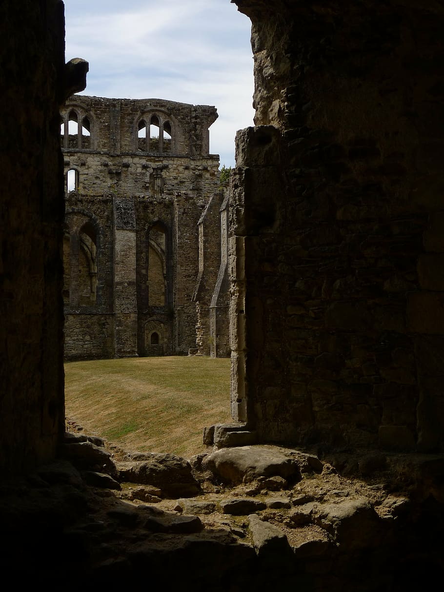 abbey, ruins, monastery, uk, britain, netley abbey, architecture HD wallpaper