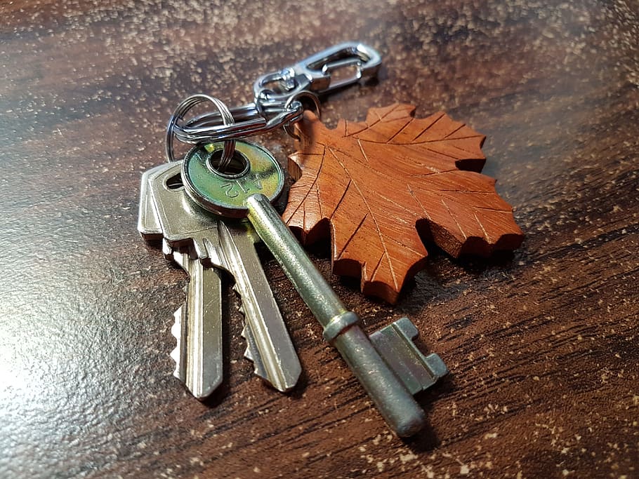 wood, lock, security, key, secure, metal, safety, door, wooden