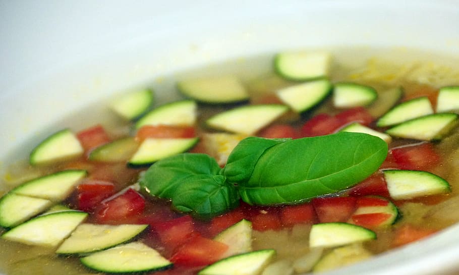 soup, vegetables, healthy, vegetarian, vegetale, cook, edible, HD wallpaper