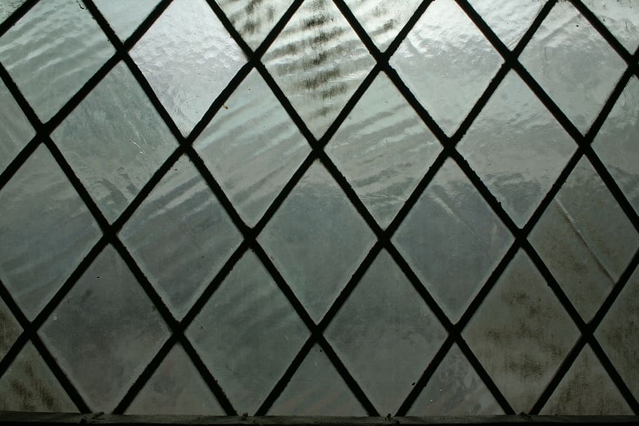 window, leaded, light, lead window, glass, old, plain, quarry HD wallpaper